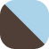 Brown & Light Blue